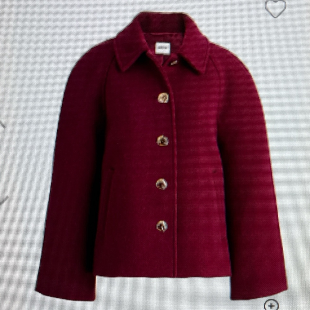 JCrew NEW Burgundy Jacket